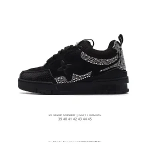 Louis Vuitton Skate Sneaker Grain Leather Men 2024 Fall Winter Collection