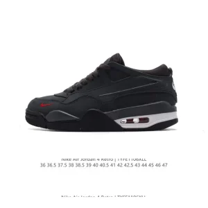 Jordan Air 4 Retro OG Low Black White Sneakers