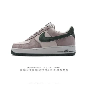 Nike Air Force 1 Low White Leather Air Cushion Sneakers 2024