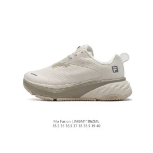FILA FUSION Women's Chunky Platform Sneakers - White Fashion Streetwear Shoes