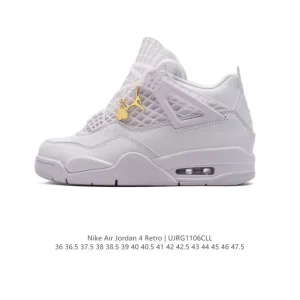 Jordan Air 4 Retro OG Black Cement Men's Basketball Shoes