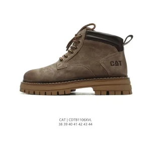 CAT Men's Work & Safety High-Top Boots Casual Retro Style