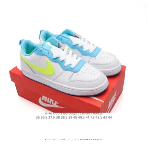 Nike Court Borough Low Unisex Lifestyle Sneakers with Leather Upper