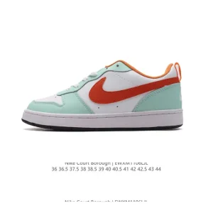Nike Court Borough Low Unisex Casual Sneakers with Leather Upper