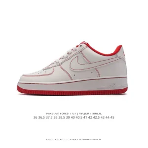 Nike Air Force 1 '07 Low White Leather Casual Sneakers for Men and Women