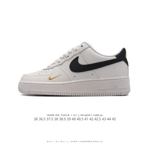 Nike Air Force 1 '07 Low White Leather Casual Sneakers for Men and Women