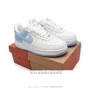 Nike Air Force 1 '07 Low White Leather Sneakers for Men and Women