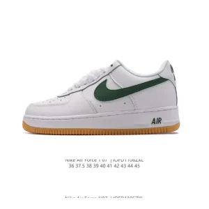 Nike Air Force 1 '07 Low White Leather Casual Sneakers for Men and Women