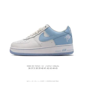 Nike Air Force 1 07 Low White Leather Casual Sneakers for Men and Women