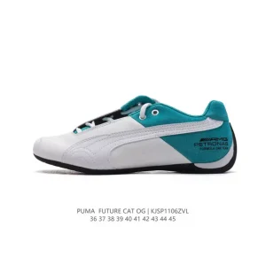 Puma Future Cat Leather Ferrari Edition Low-Top Racing Sneakers