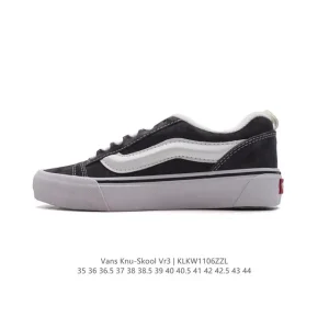 Vans Knu Skool VR3 LX Chunky Leather Retro Skate Shoes