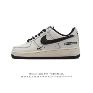 Nike Air Force 1 Low 07 Men's Shoes White Leather Casual Sneakers