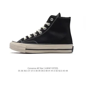 Converse All Star Leather High Top Retro Star Unisex Shoes