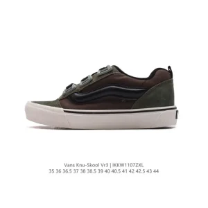 Vans Knu Skool VR3 LX Suede Chunky Sneakers in Brown