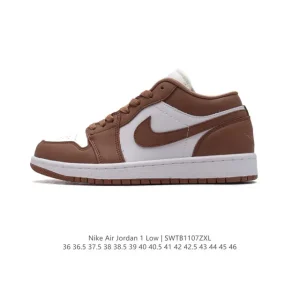 Jordan AJ1 Low Retro Classic Basketball Shoes with Air Cushion