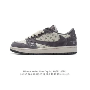 Jordan AJ1 Low OG SP Military Blue Reverse Swoosh Sneakers