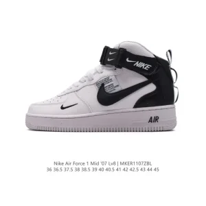 Nike Air Force 1 Mid Magic Strap Platform Sneakers for Men and Women