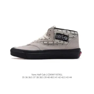 Vans Half Cab Suede Mid Top Vulcanized Skate Shoes