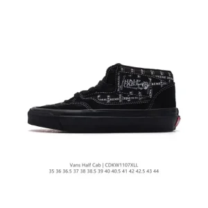 Vans Half Cab Autumn Winter Mid Top Suede Skate Shoes