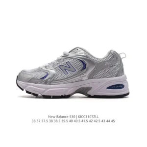 New Balance 530 Vintage Running Shoes with Thick Sole and Cushioning