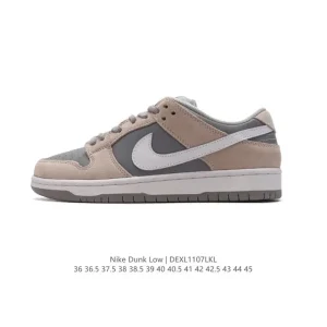 Nike Dunk Low Retro Leather Skateboarding Shoes for Men and Women