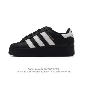 Adidas Superstar Classic Shell Toe Leather Sneakers for Men and Women