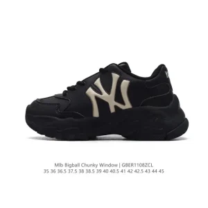MLB Bigball Chunky Window Vintage Retro Dad Shoes for Men and Women