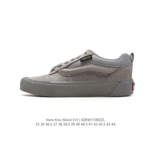 Vans Knu Skool VR3 LX Chunky Leather Retro Skate Shoes