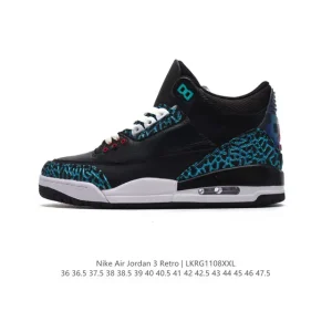 Jordan Air 3 Retro SE Men's Women's Basketball Shoes White Red