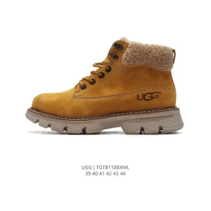 UGG Men's Classic Mid Calf Winter Snow Boots with Wool Lining