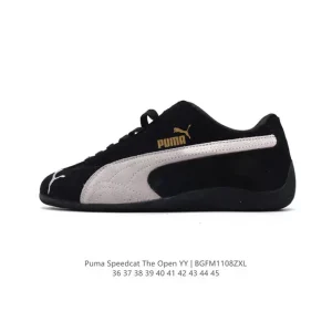 PUMA Speedcat OPEN YY Collaboration Sneaker Pink Brown Suede Mesh