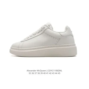 MLB Chunky Classic White Platform Sneakers for Men and Women