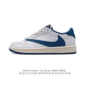 Nike Air Jordan 1 Low OG SP Military Blue Reverse Swoosh