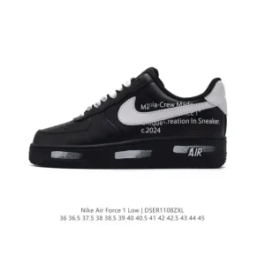 Nike Air Force 1 '07 Low White Leather Sneakers for Men and Women