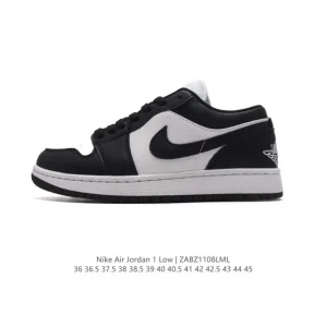 Jordan AJ1 Low Retro Leather Basketball Shoes for Men and Women