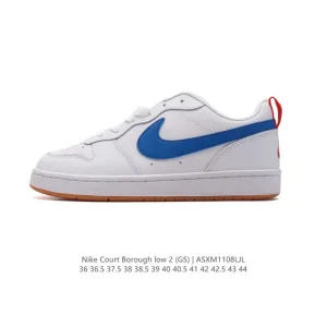 Nike Court Borough Low 2 GS Low Top Casual Sneakers for Kids and Teens