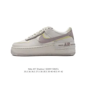 Nike Air Force 1 Shadow Low Macaron Thick Sole Deconstructed Sneakers