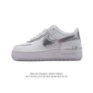 Nike Air Force 1 Shadow Low-Top Chunky Sole Skateboard Shoes