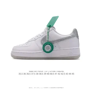 Nike Air Force 1 Low FZ3592 White Leather Sneakers with Gum Sole