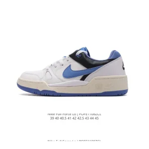 Nike Full Force Low Men's Casual Shoes Vintage Leather Basketball Inspired Sneakers