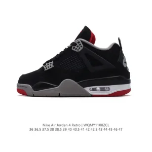 Nike Air Jordan 4 Retro OG Black Cement Men's Basketball Shoes