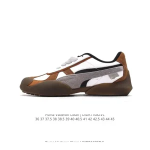 PUMA Vaderon Clean Unisex Low-Top Retro Sneakers for Men and Women