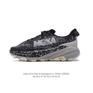 HOKA Speedgoat 6 Men's Trail Running Shoe with Vibram Megagrip