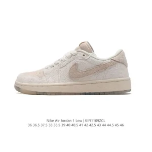 Jordan Air Low Retro Leather Basketball Shoes Vintage Style