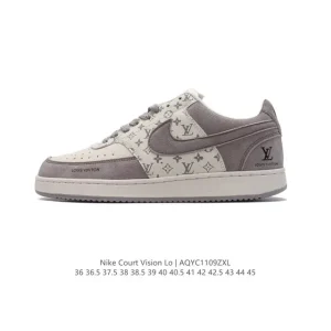 Louis Vuitton Court Vision Low Retro Basketball Sneakers
