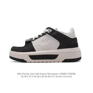 MLB Chunky Liner Mid Retro Streetwear Sneakers for Men and Women