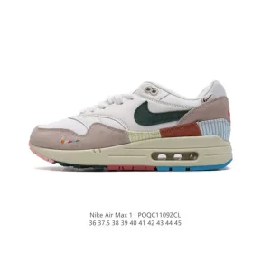 Nike Air Max 1 Men's and Women's Running Shoes with Visible Air Cushion