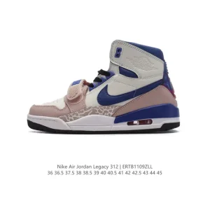 Jordan Legacy 312 High Top Basketball Shoes with Air Cushion and Wings Logo
