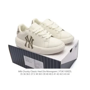 MLB Chunky Classic Big Print Sneakers Thick Sole Fashion Casual Shoes