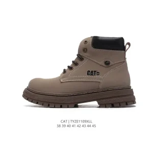 CAT Men's Casual Retro High-Top Martin Boots Lightweight Comfortable Shoes